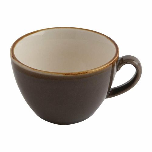 Olympia Kiln Cappuccino Cup Smoke 340ml (Pack of 6) - HC392 - 3