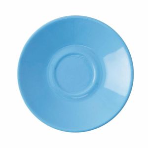 Olympia Cafe Espresso Saucers Blue (Pack of 12) - HC406 - 1