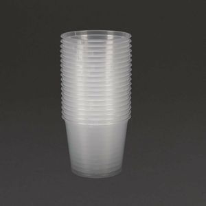 Fiesta Recyclable Plastic Microwavable Deli Pots 150ml / 5.25oz (Pack of 100) - CT083 - 3