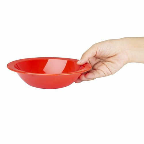 Olympia Kristallon Polycarbonate Bowls Red 172mm (Pack of 12) - CB774 - 3