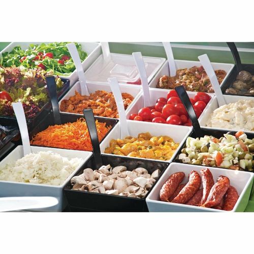 APS Float White Square Bowl 10in - GF098 - 3