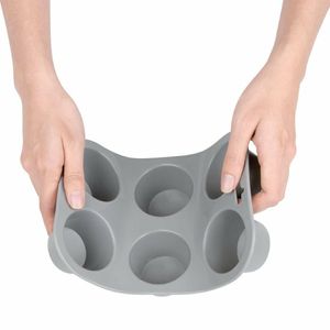 Vogue Flexible Silicone 6 Cup Muffin Tray - DA520 - 3