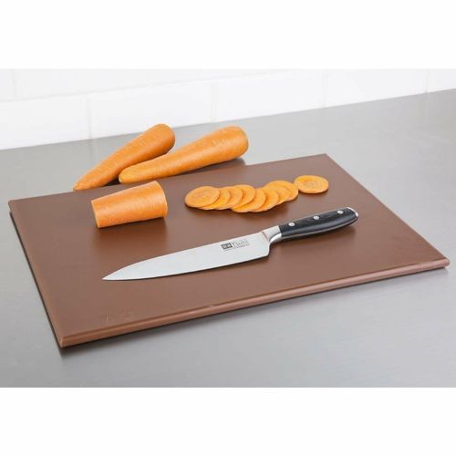 Hygiplas High Density Brown Chopping Board Standard - J004 - 3