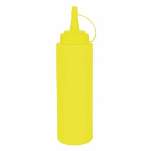 Vogue Yellow Squeeze Sauce Bottle 24oz - K158 - 1
