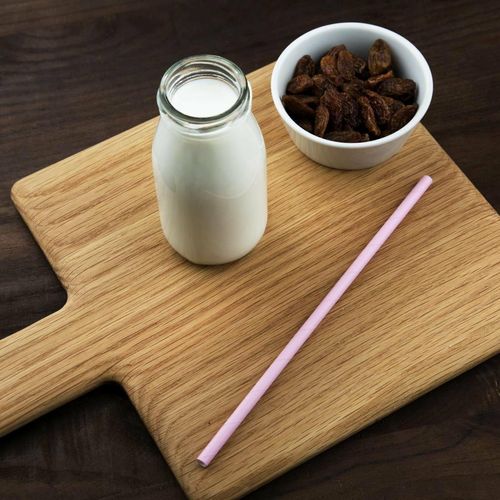 Fiesta Compostable Paper Straws Pink (Pack of 250) - FB139 - 2