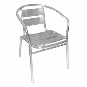 Bolero Aluminium Stacking Chairs (Pack of 4) - U419 - 3