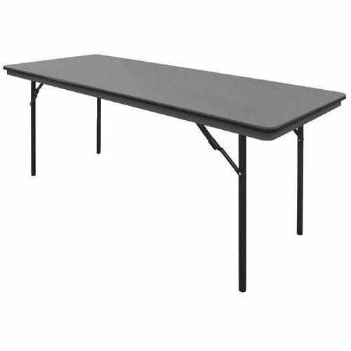 Bolero ABS Rectangular Folding Table Grey 6ft (Single) - GC596 - 1