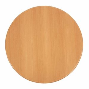 Bolero Pre-drilled Round Table Top Beech 600mm - GG642 - 1