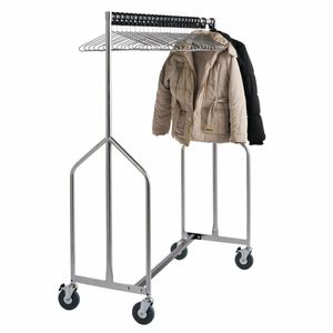 Heavy Duty Z Garment Rail With 25 Anti Theft Hangers - GK912 - 1
