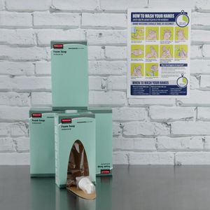 How To Wash Your Hands Sign A4 Self-Adhesive - FJ978 - 3