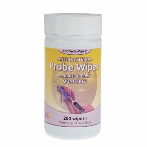 Alcohol-Free Quat-Free Food Probe Wipes (Pack of 200) - DE853 - 1