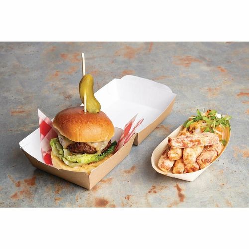 Greaseproof Paper Sheets Red Gingham 250 x 250mm (Pack of 200) - CL657 - 8
