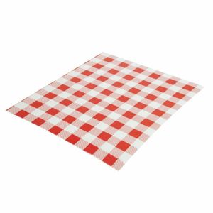 Greaseproof Paper Sheets Red Gingham 310 x 380mm (Pack of 200) - CL659 - 3