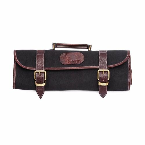 Boldric Canvas Knife Bag Black 9 Slots - CM555 - 1