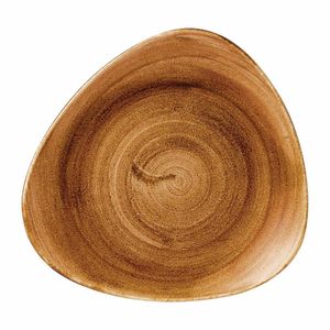 Churchill Stonecast Patina Lotus Plates Vintage Copper 254mm (Pack of 12) - FD872 - 1