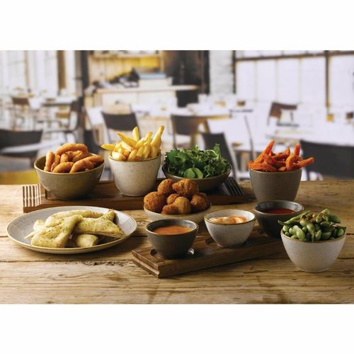 Churchill Stonecast Dip Pots Grey 4oz 85mm (Pack of 12) - FA585 - 3