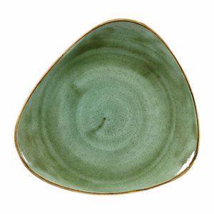 Churchill Stonecast Triangular Plates Samphire Green 265mm (Pack of 12) - DY047 - 1