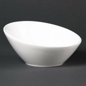 Olympia Lumina Oval Sloping Bowls 148mm (Pack of 6) - CF383 - 1