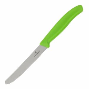 Victorinox Tomato Knife Serrated Green 11cm - CP843 - 1