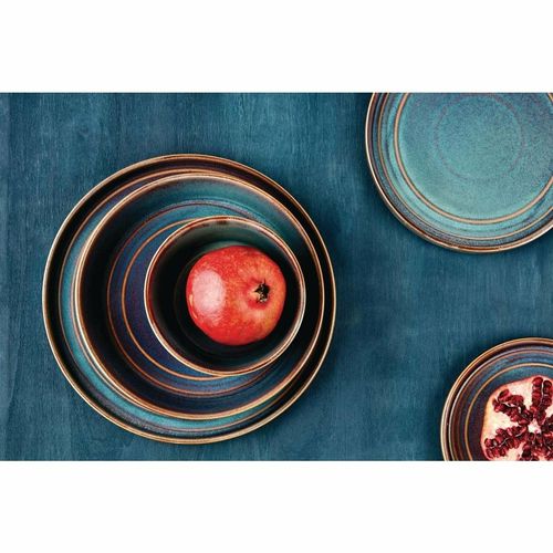 Olympia Cavolo Iridescent Flat Round Bowls 220mm (Pack of 4) - FD913 - 5