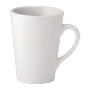 Utopia Pure White Latte Mugs 250ml (Pack of 24) - DY335 - 1