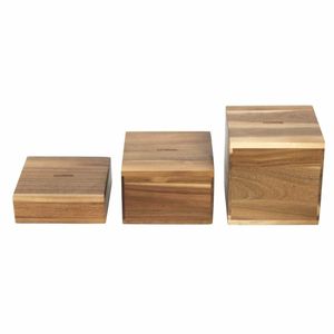 Olympia Acacia Riser Blocks 50/100/150(H)mm (Set of 3) - DF875 - 3