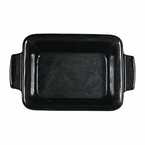 Churchill Black Igneous Stoneware Rectangle Dish 170mm (Pack of 6) - DY787 - 1