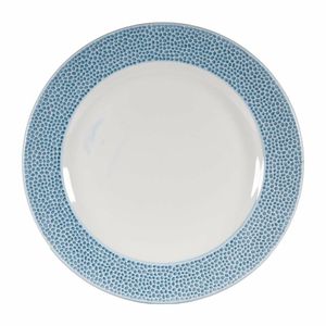 Churchill Isla Footed Plate Ocean Blue 276mm (Pack of 12) - DY867 - 1