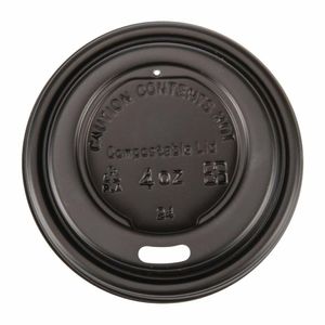 Fiesta Compostable Espresso Cup Lids 113ml / 4oz (Pack of 50) - DY982 - 1