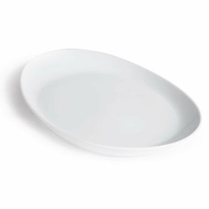 Royal Porcelain Classic White Oval Plates 340mm (Pack of 12) - CG016 - 3
