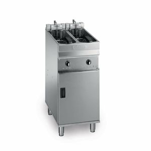 Valentine Twin Tank Twin Basket Free Standing Electric Fryer Evo 2200 - DB592 - 1