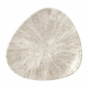 Churchill Stone Agate Grey Lotus Plate 177mm (Pack of 12) - FR051 - 1