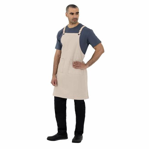 Southside Cotton Canvas Bib Apron Stone - BB685 - 13
