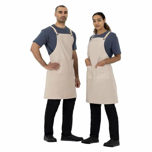 Southside Cotton Canvas Bib Apron Stone - BB685 - 12