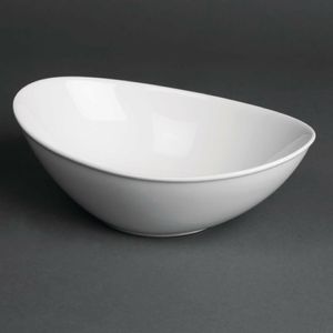 Royal Porcelain Classic White Salad Bowls 200mm (Pack of 6) - CG060 - 1