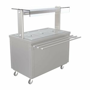 Parry Flexi-Serve Ambient GN Buffet Bar with Chilled Cupboard 1160mm FS-AW3PACK - FD213 - 1