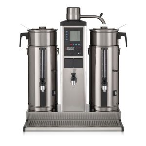 Bravilor B20 HW5 Bulk Coffee Brewer with 2x20Ltr Coffee Urns and Hot Water Tap 3 Phase - DC693-3P50 - 3