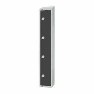 Elite Four Door Manual Combination Locker Locker Graphite Grey - GR680-CLS - 3