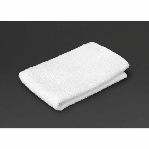 Mitre Essentials Carnival Face Cloth White (Pack of 10) - HB621 - 1