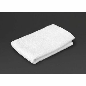 Mitre Essentials Carnival Face Cloth White (Pack of 10) - HB621 - 1