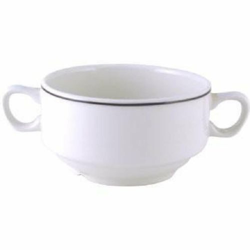 Churchill Black Line Soup Bowls 398ml (Pack of 24) - P706 - 1