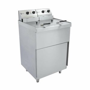 Parry Twin Tank Twin Basket Free Standing Electric Fryer NPDPF6 - GM704 - 1