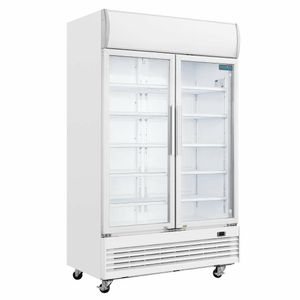 Polar G-Series Upright Display Cooler with Light Box 950Ltr - GE580 - 1