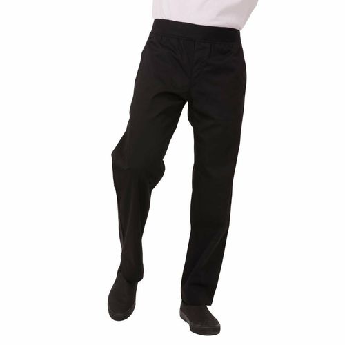 Chef Works Men's Lightweight Slim Trouser Black Size S - BB301-S - 14