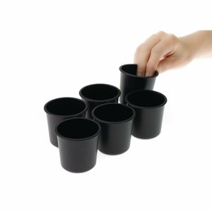 Matfer Bourgeat Exoglass Dariole Mould 55mm (Pack of 6) - FA892 - 3