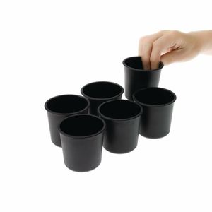 Matfer Bourgeat Exoglass Dariole Mould 60mm (Pack of 6) - FA893 - 2