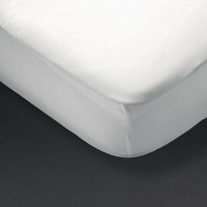 Mitre Essentials Spectrum Fitted Sheet White Small Double - GT866 - 1