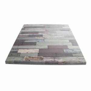 Werzalit Square 600mm Table Top Blanchas Blue - HD121 - 3