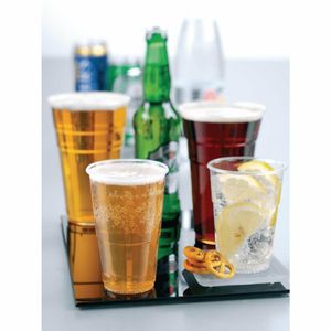eGreen Disposable Pint Glasses CE Marked 570ml / 20oz (Pack of 1000) - U380 - 3