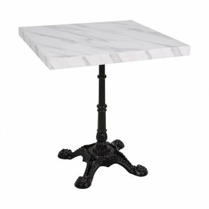 Bolero Pre-Drilled Square Table Top Marble Effect 700mm - DT446 - 3